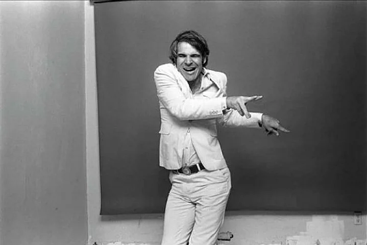 You have to try the beetroot yoghurt! We love you, Steve Martin! Photo red Norman Seeff