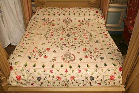 Bedcover, c. 1725-c.1750, Object No. 500311.1 Lyme Park © The National Trust/Robert Thrift