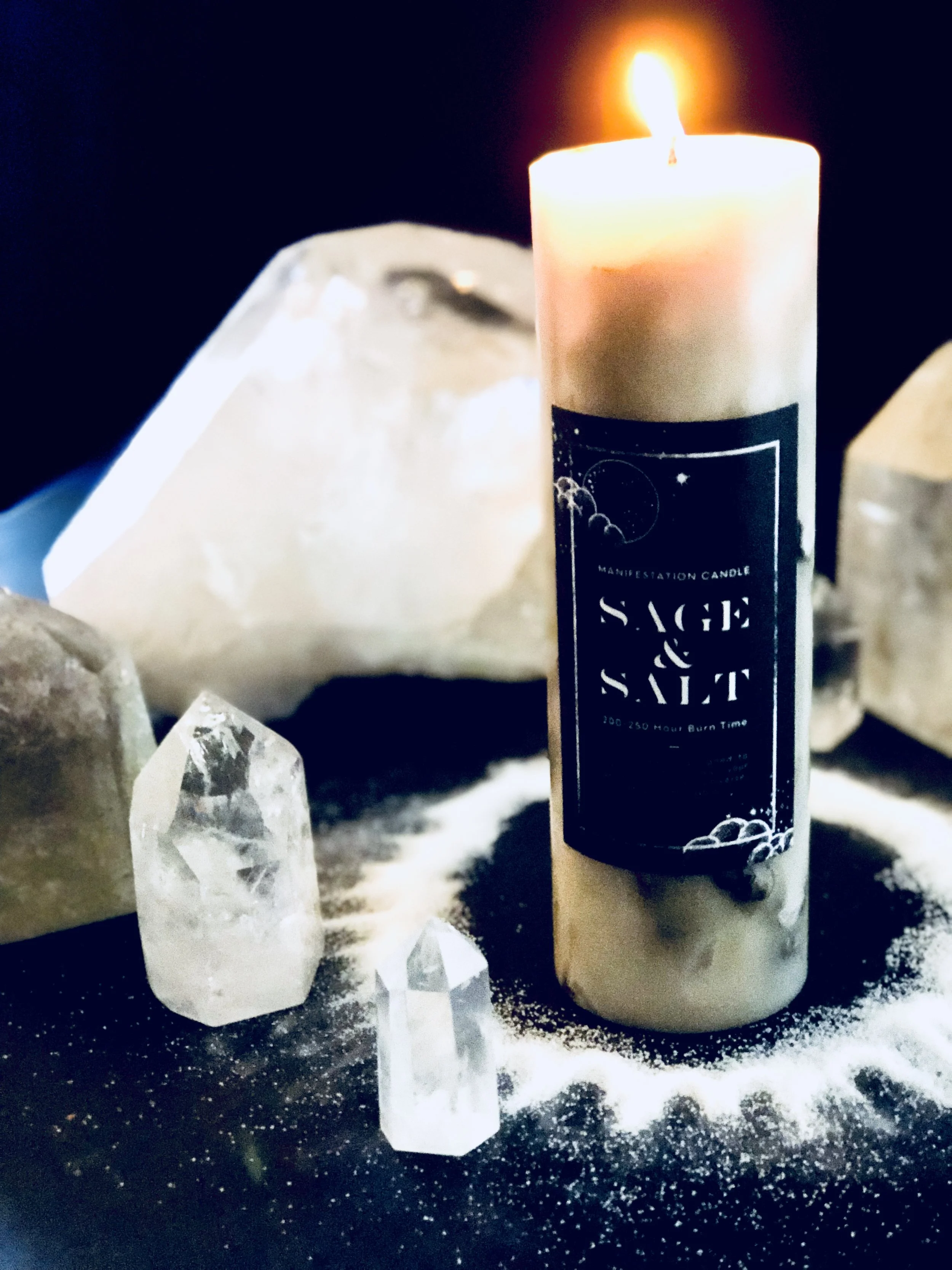 Sage & Salt Candle, Manifestation
