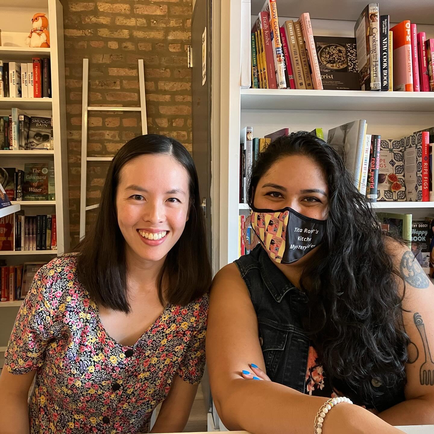 So glad I got to meet the great @mpmthewriter and hang with @themirandasun again this past weekend! I had a lot of fun moderating our convo and felt inspired by both lovely ladies&mdash;thanks for letting me gush and rant in equal measure. Also, Mira