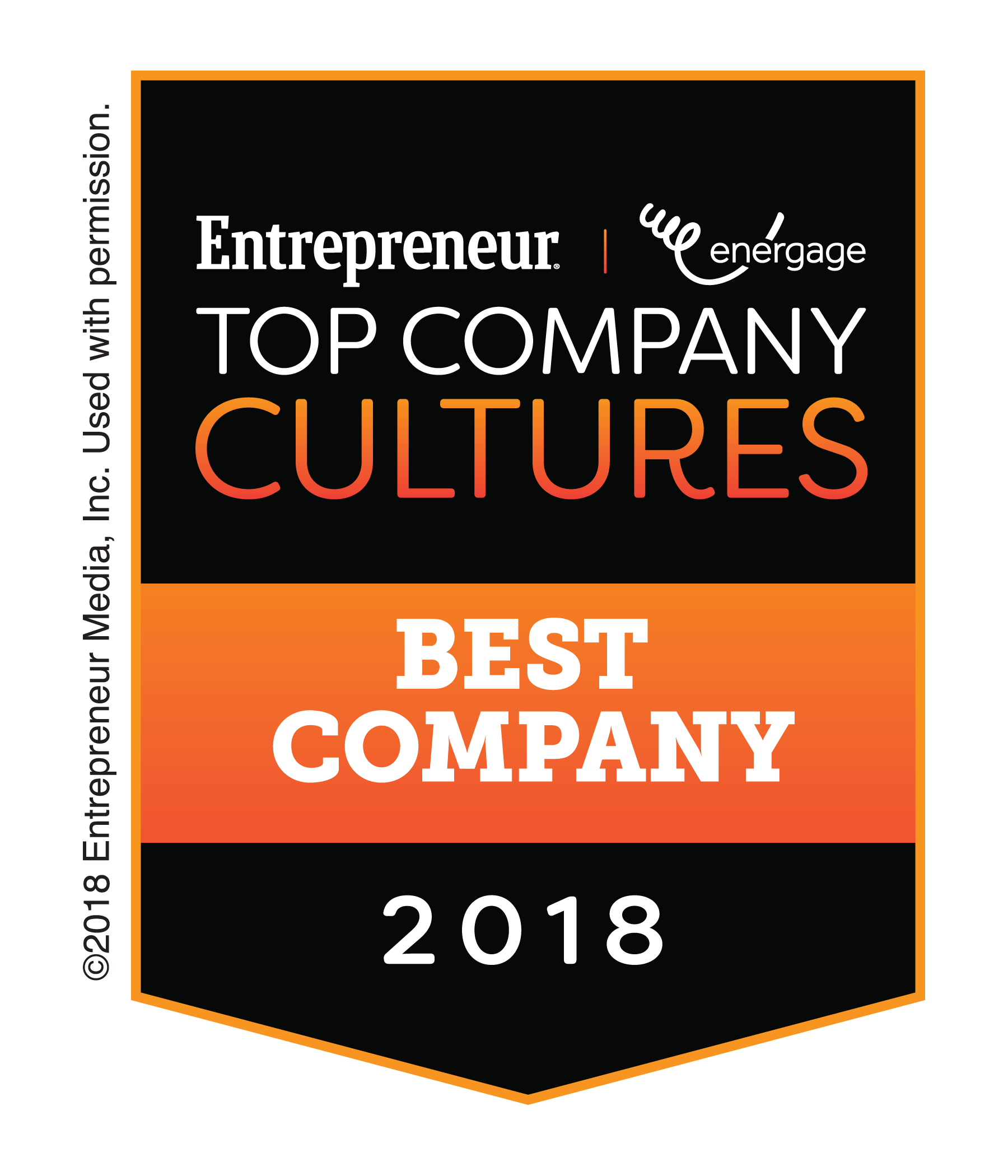 Entrepreneur Top Company Cultures 2018