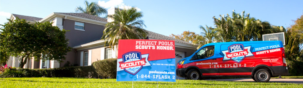 Pool Scouts van in customer's front yard.jpg