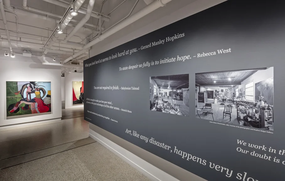 No Work, Nor Device, Nor Knowledge, Nor Wisdom Exhibition Entrance, Koffler Gallery, Toronto, Canada, 2017