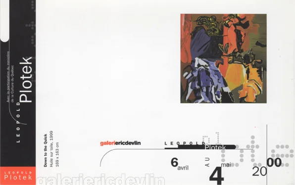 Galerie Eric Devlin, Montreal, Canada, 2000 (solo)