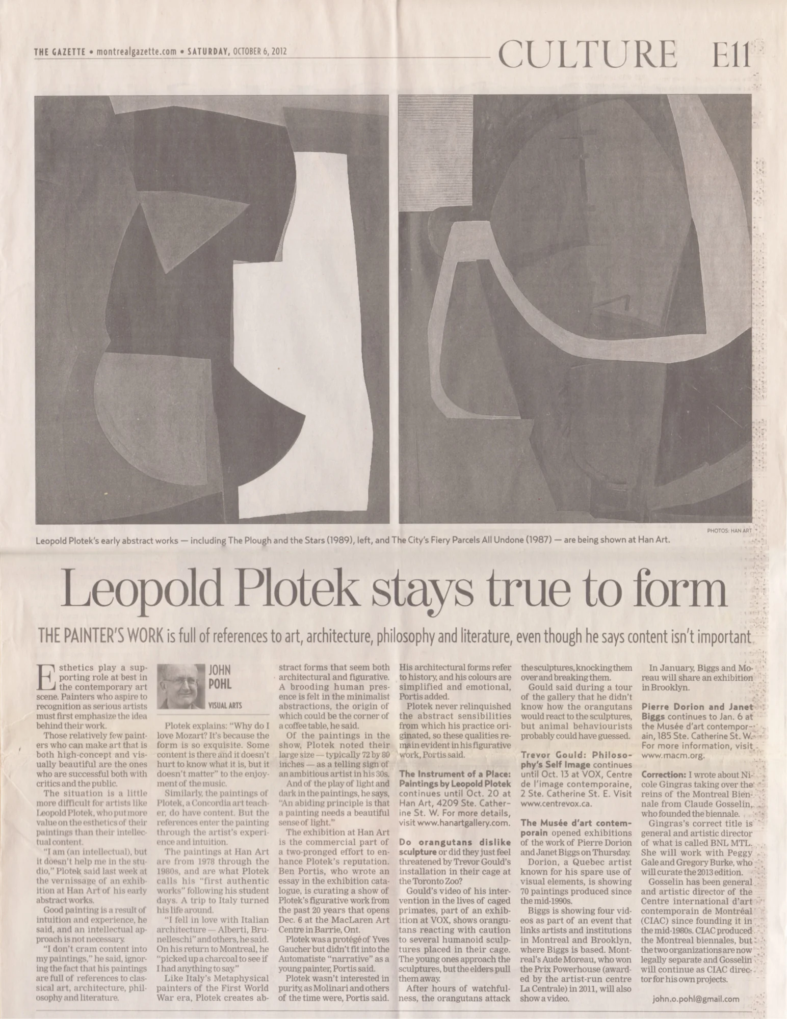 The Montreal Gazette Saturday, October 6, 2002