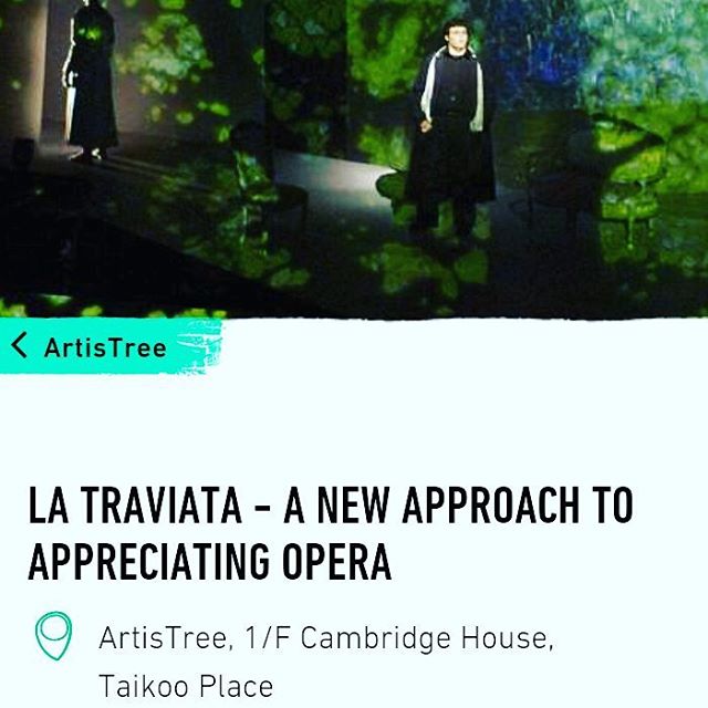 We are pleased to accounce that our first opera #latraviata will be part of #artistree opening program on June 17th and 18th! 
www.taikooplace.com/en/Play/Whatson/Artistree/La-Traviata.aspx