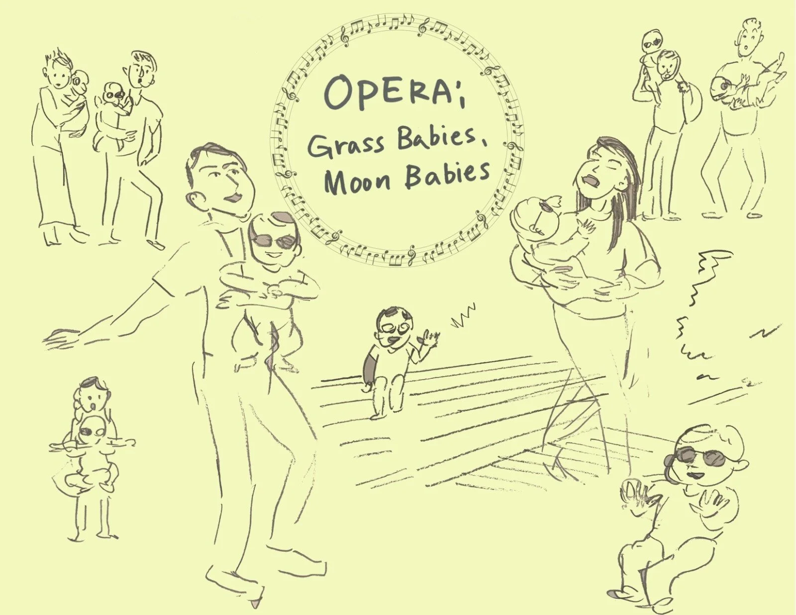 Opera Grass Babies, Moon Babies MORE THAN MUSICAL with Ei Arakawa-Nash
