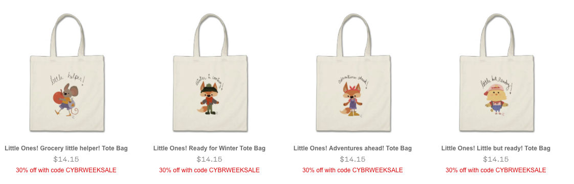 Some of our Little Ones! handy bags collection!