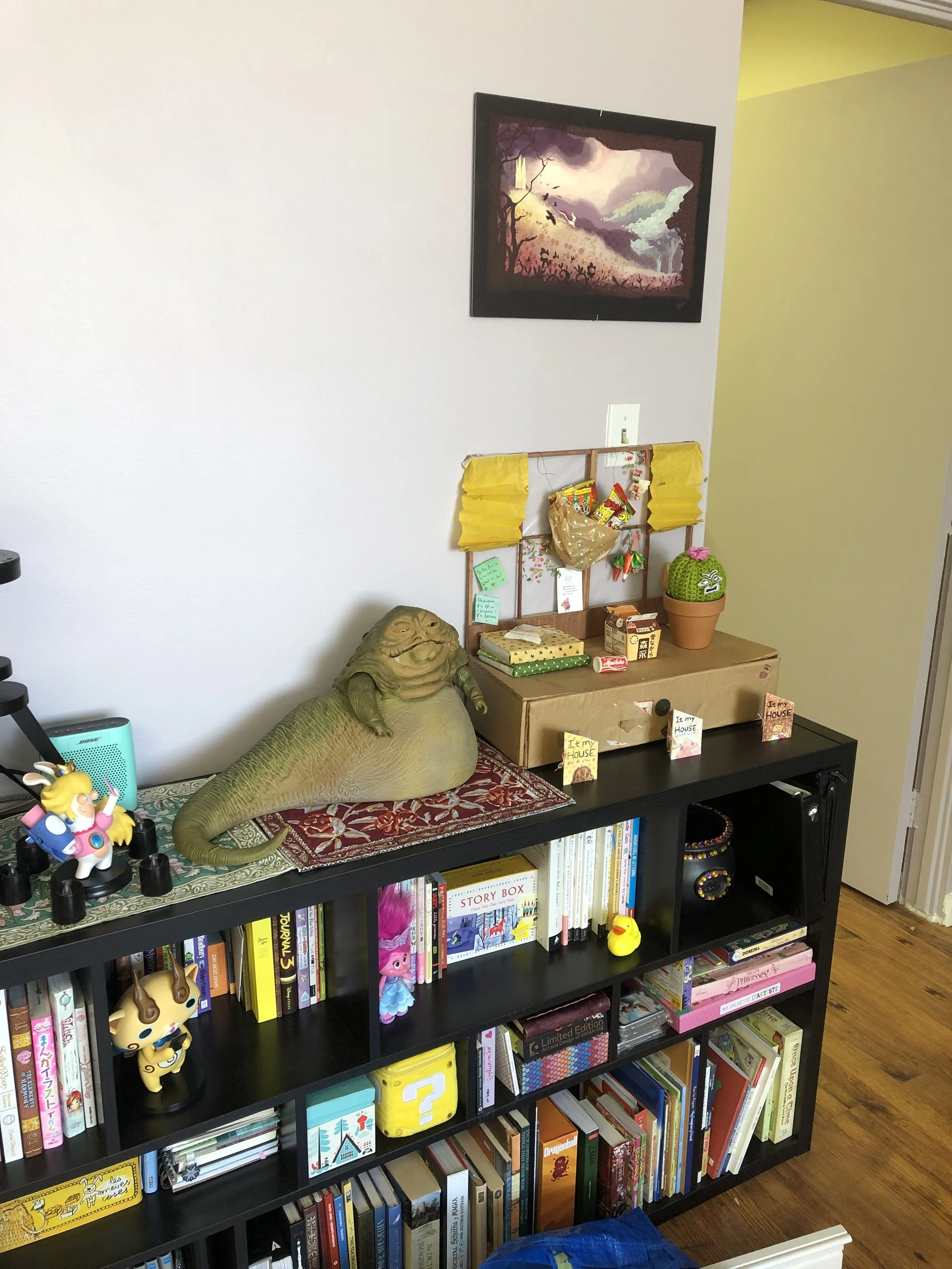Jabba watching over the Library!