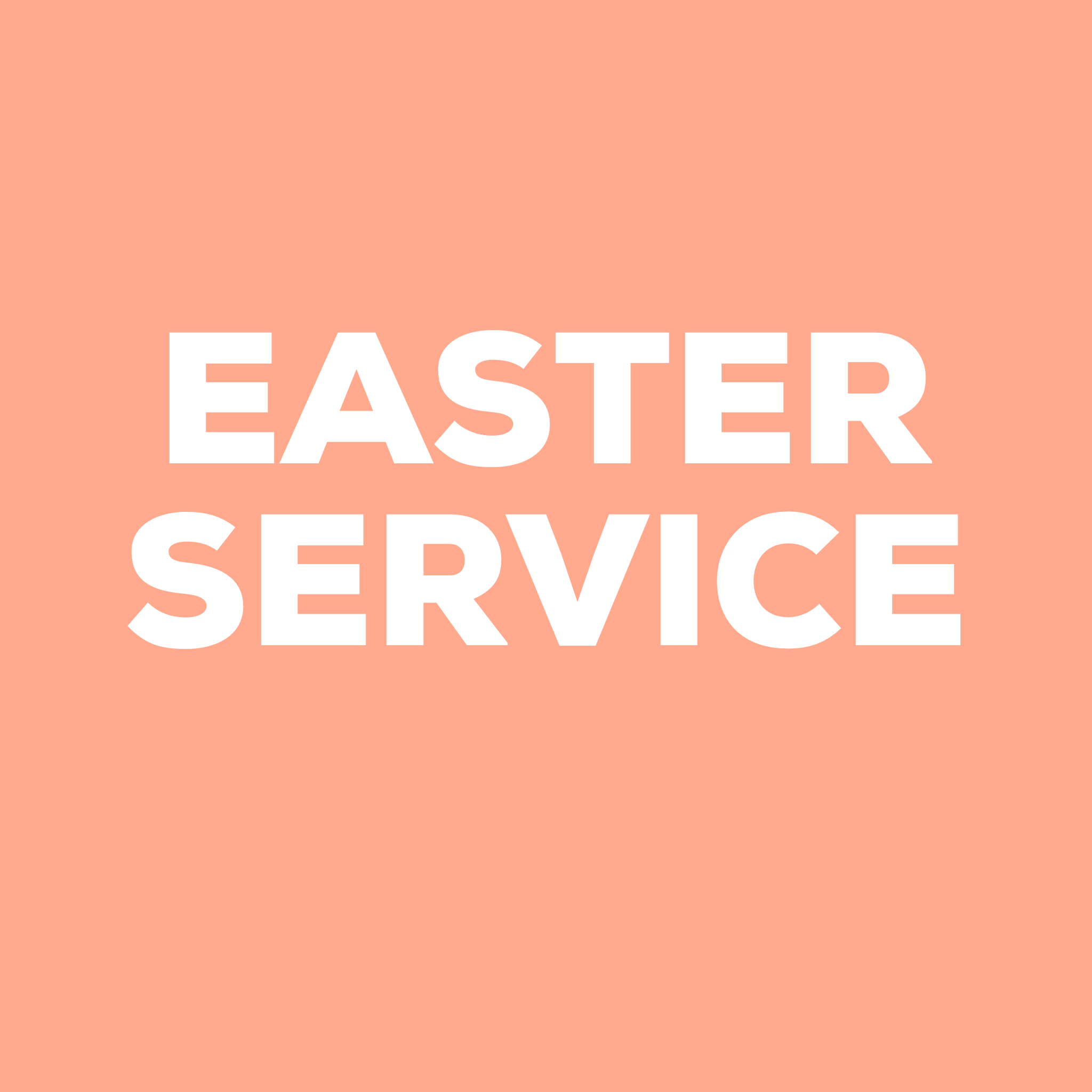 EASTER SERVICE