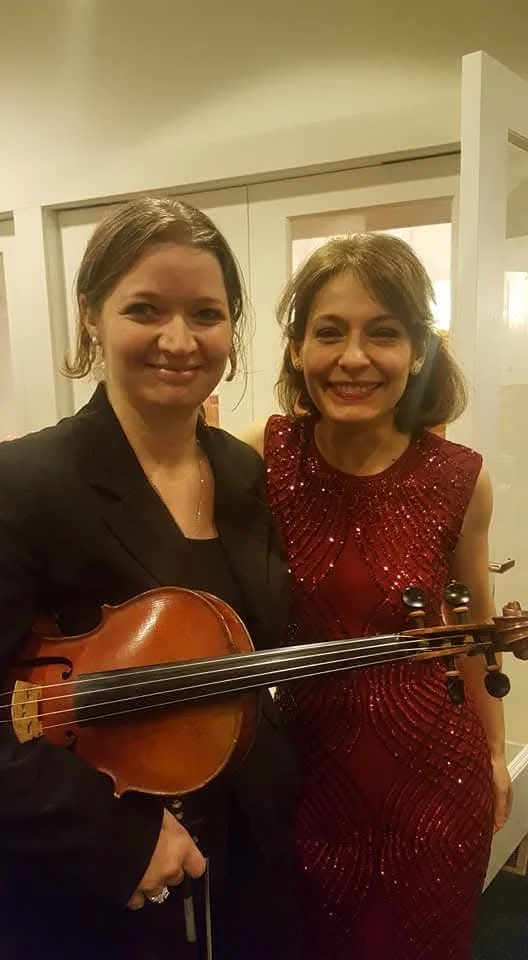 Post-Concert Photo Op with Irina Muresanu