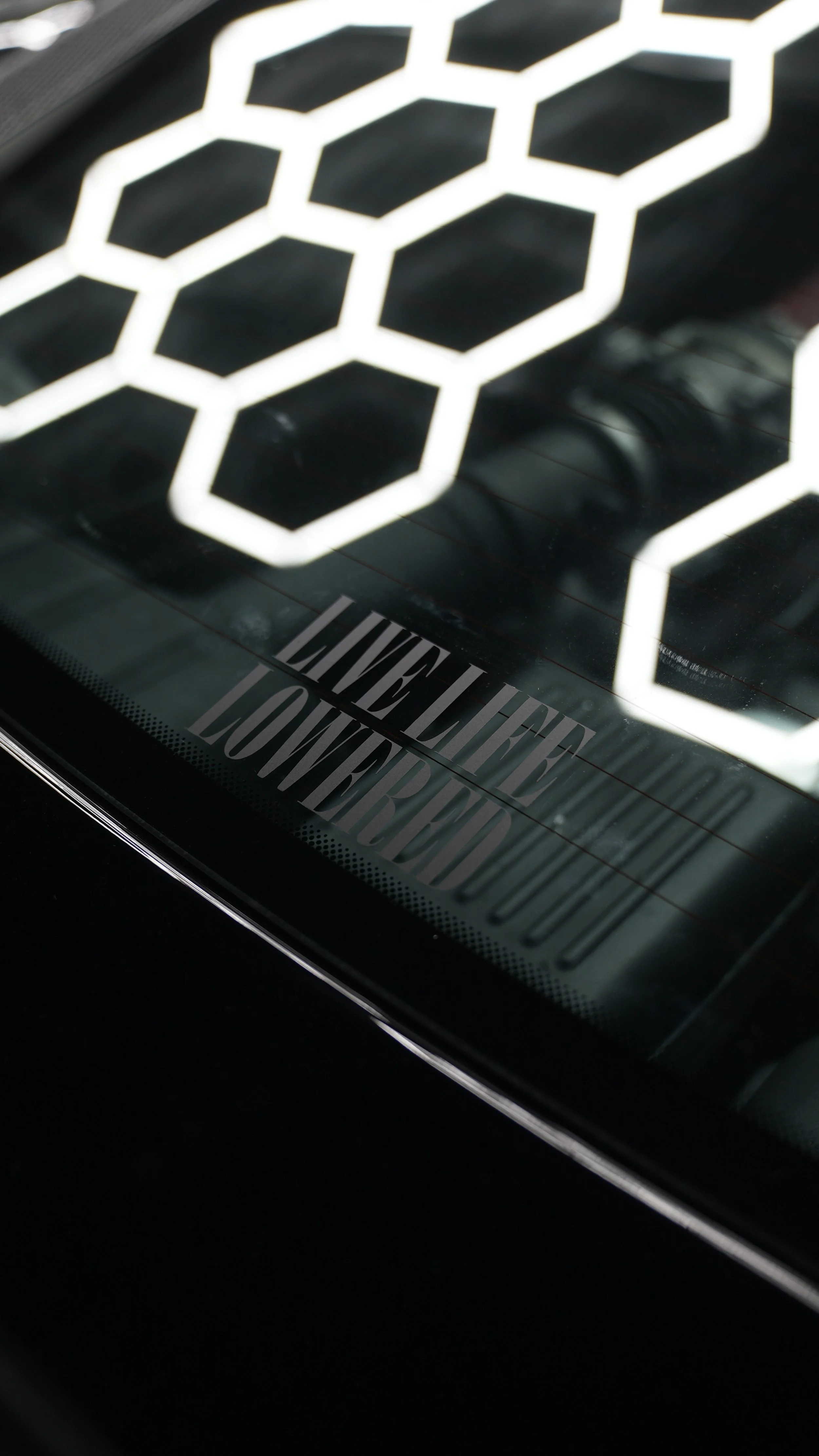 New! Divine Live Life Lowered Decal