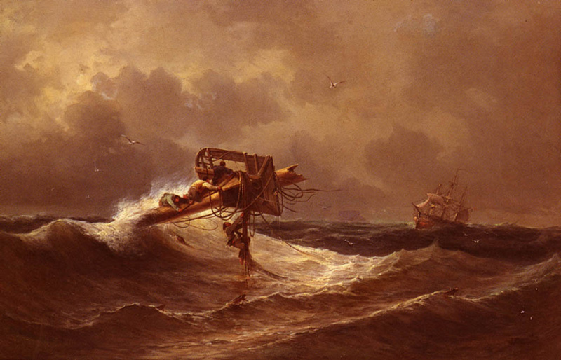 Ivan Konstantinovich Aivazovskii, The Rescue, 1849
