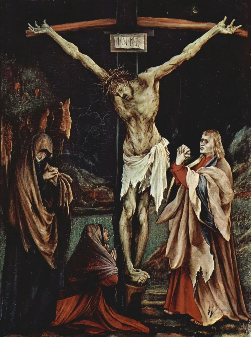  Matthias Grünewald, The Small Crucifixion, 1510. PLACEMENTS: BACK | BACK, GLUTES & LEGS | CHEST & ABS | 1 ARM, CHEST, NECK & ABS | HEAD | HEAD & NECK | ARMS, CHEST & ABS | 1 ARM, CHEST & ABS | ARMS, CHEST, ABS & BACK | ABS & THIGHS | BACK & ARMS | HAND & ARM | NECK & CHEST | BODYSUITE |