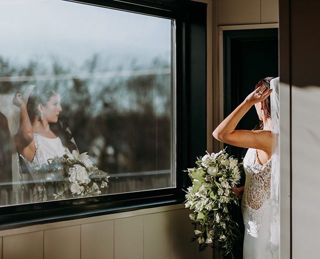 Moments before walking down the aisle. 
This shot was taken by my amazing second shooter, Holton. When you hire me to document your day, you get the both of us, your own photo TEAM. Getting ALL the angles, even the ones you may not be thinking about,