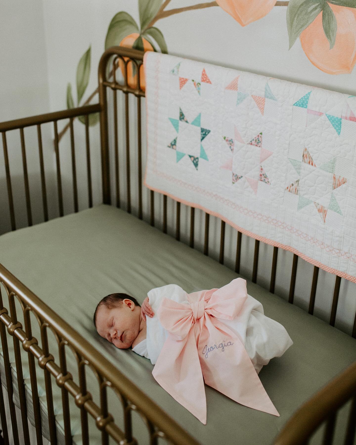 Our precious girl made her arrival three weeks ago today and we are absolutely in LOVE. So thankful for a smooth delivery and time to bond and cuddle this beautiful bundle of joy. 💕