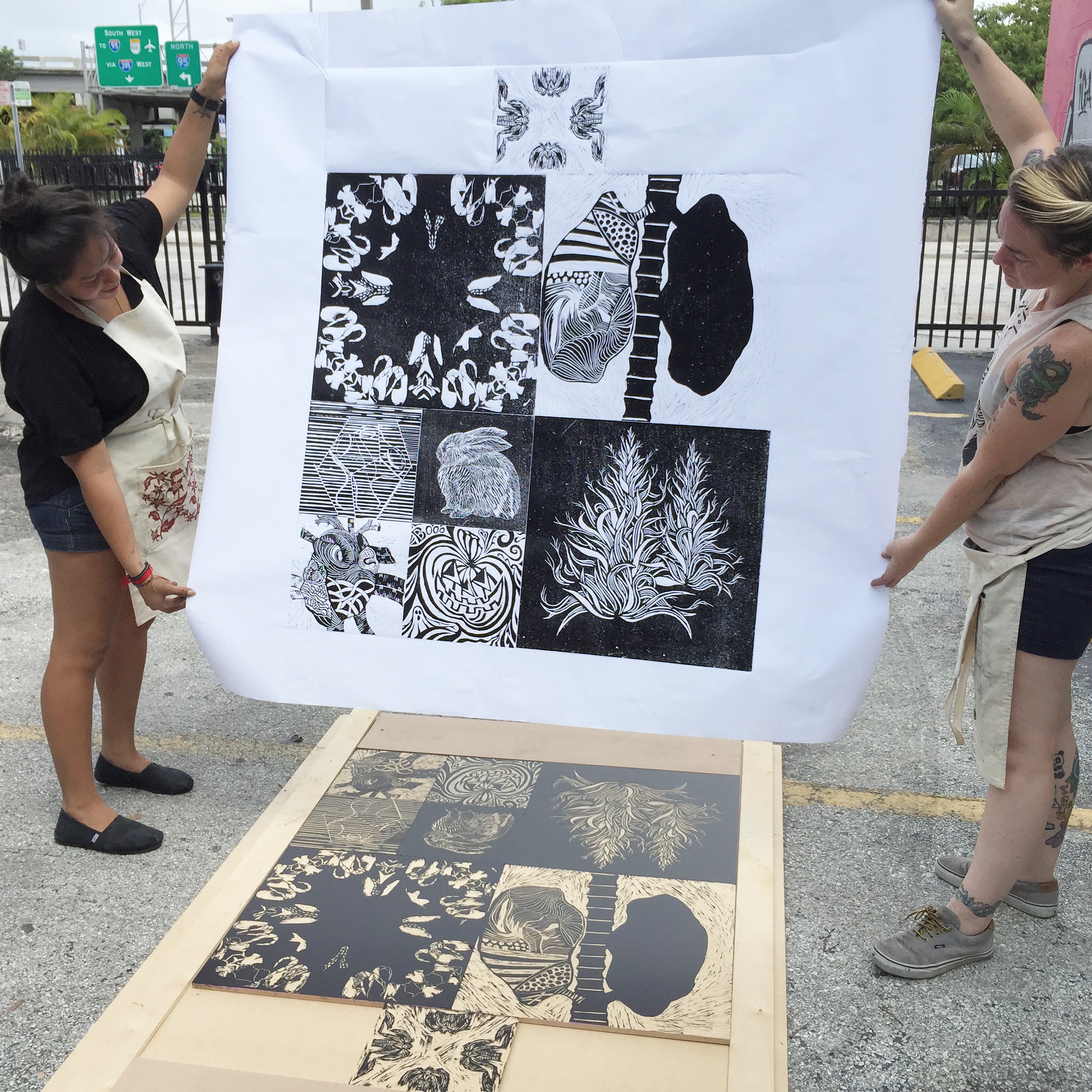 Large Format Relief Printing