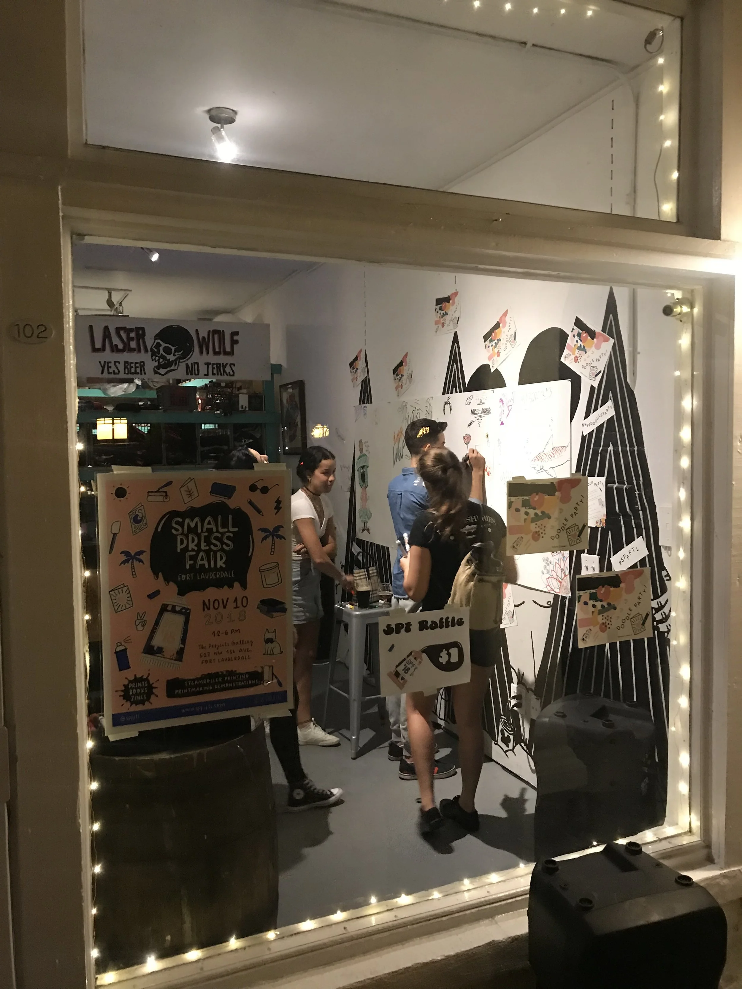 SPF'19 Doodle Party at Laserwolf!