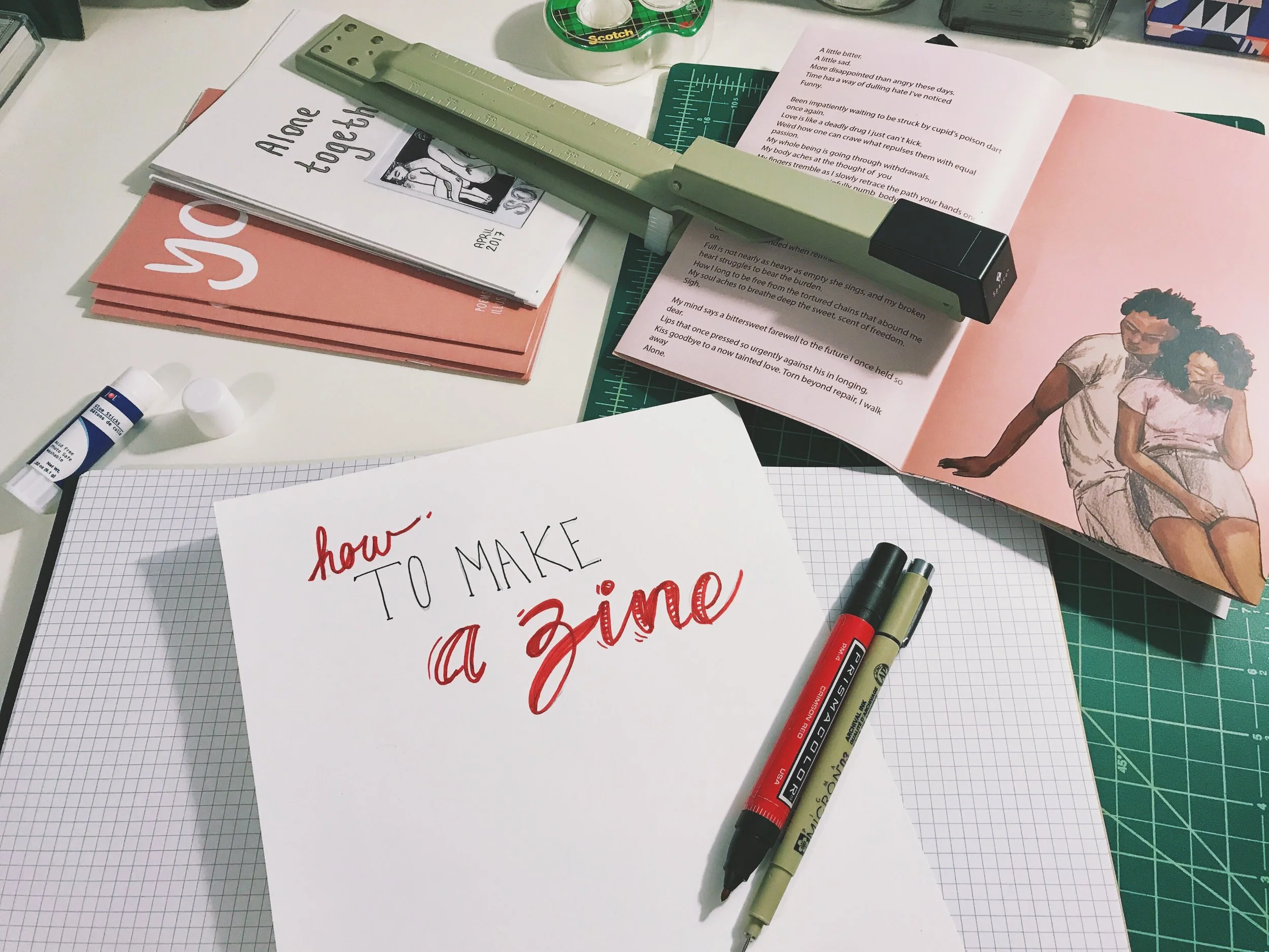 Zine Making with Found Objects