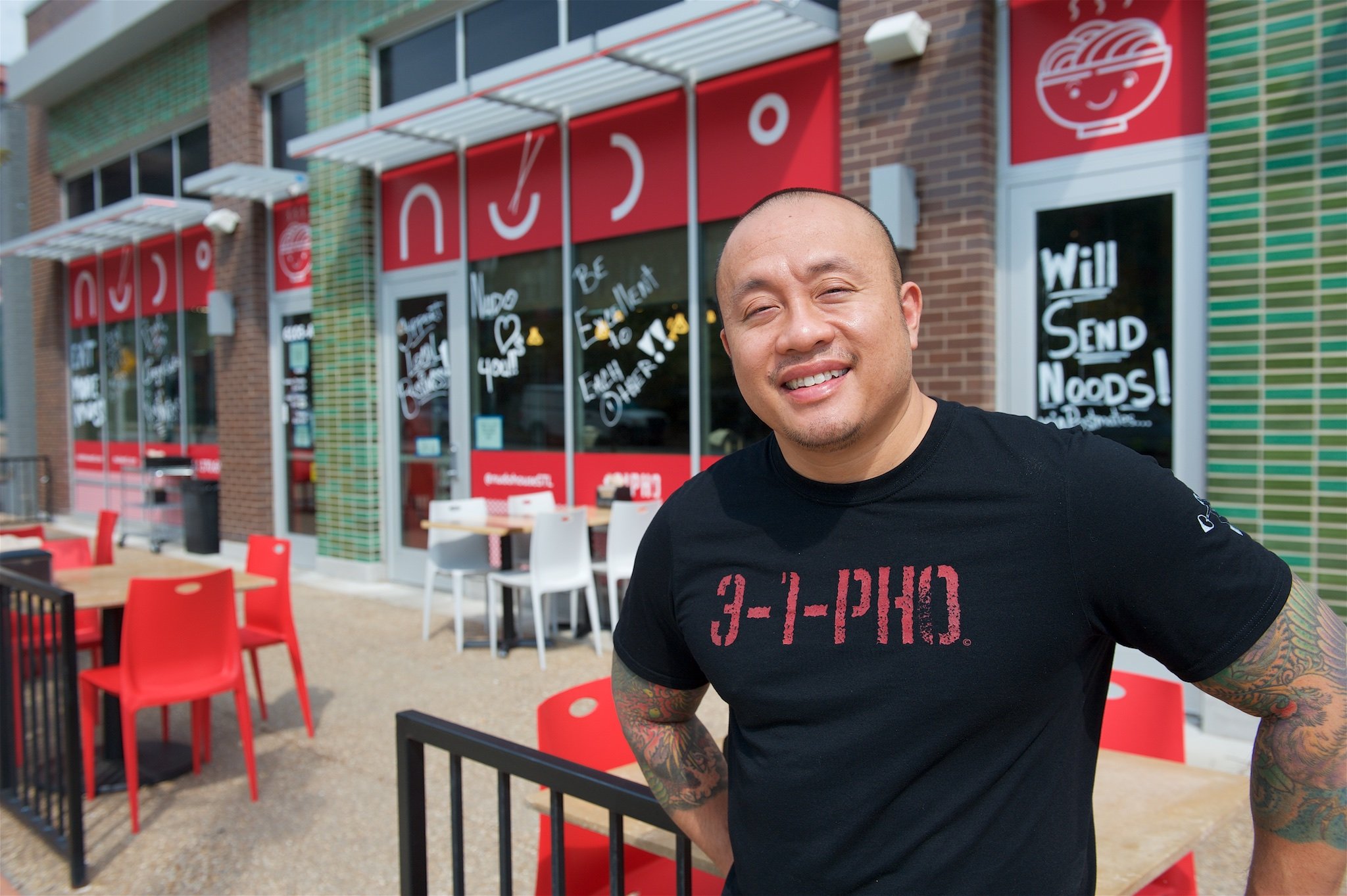  “Even though I was born in Vietnam, I’m a St. Louis boy through and through. I grew up in The Hill in the ’80s and ’90s. I’m proud to be a St. Louisan. This is my city. I ain’t going anywhere.”  - Qui Tran, founder of  Nudo House STL , and co-owner 