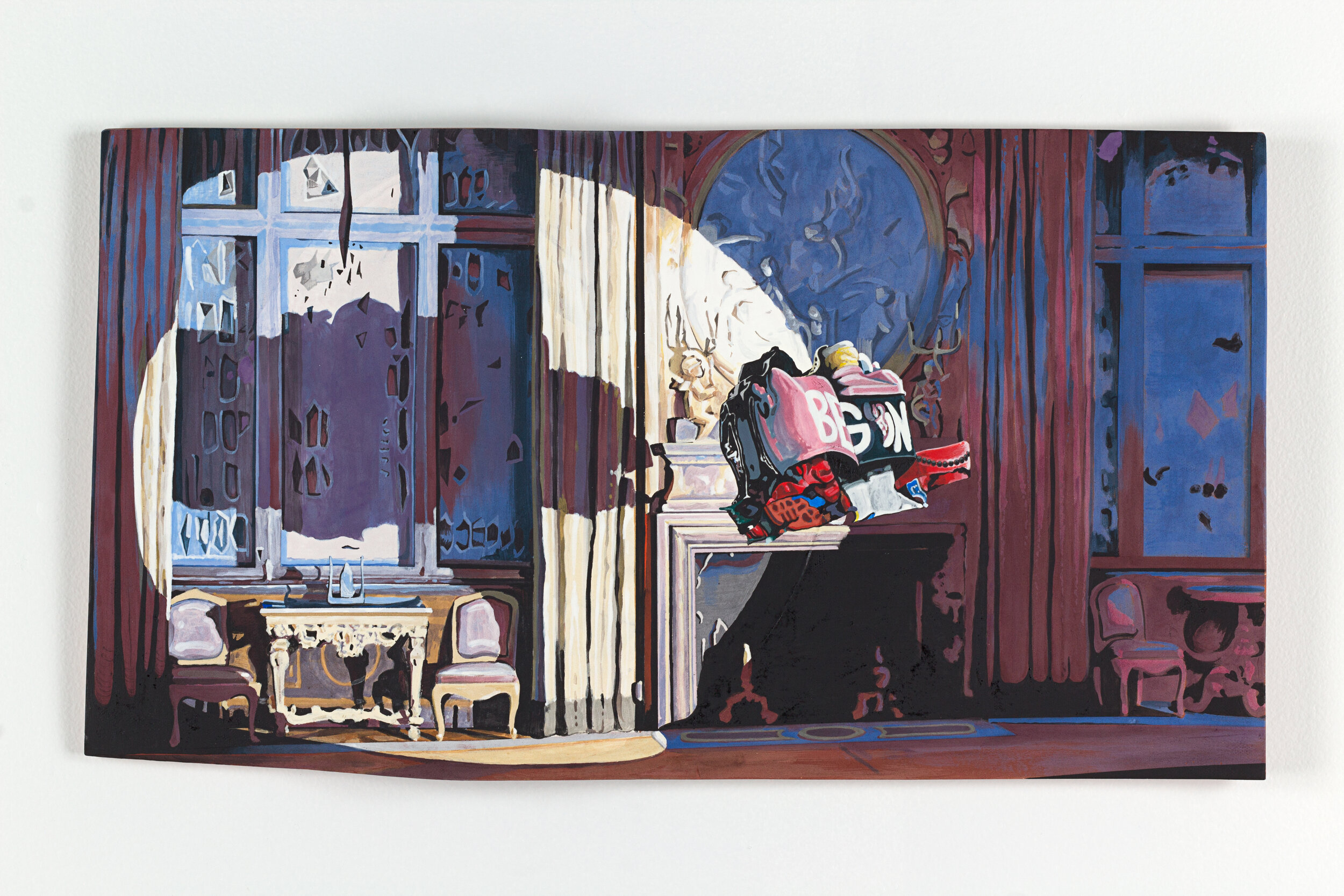 Asmodea After Dinner , 2021. Glazed ceramic, 12 x 22 inches