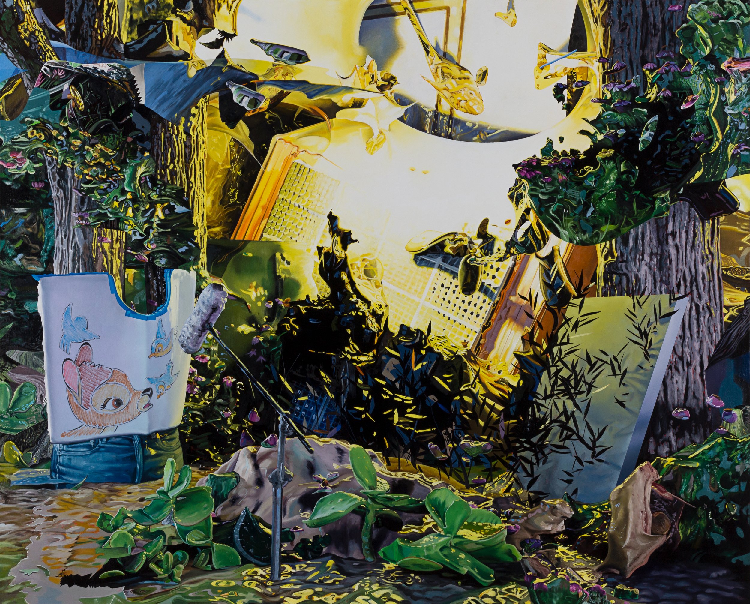 Echo’s Answer , 2022. Oil on canvas, 48 x 60 inches