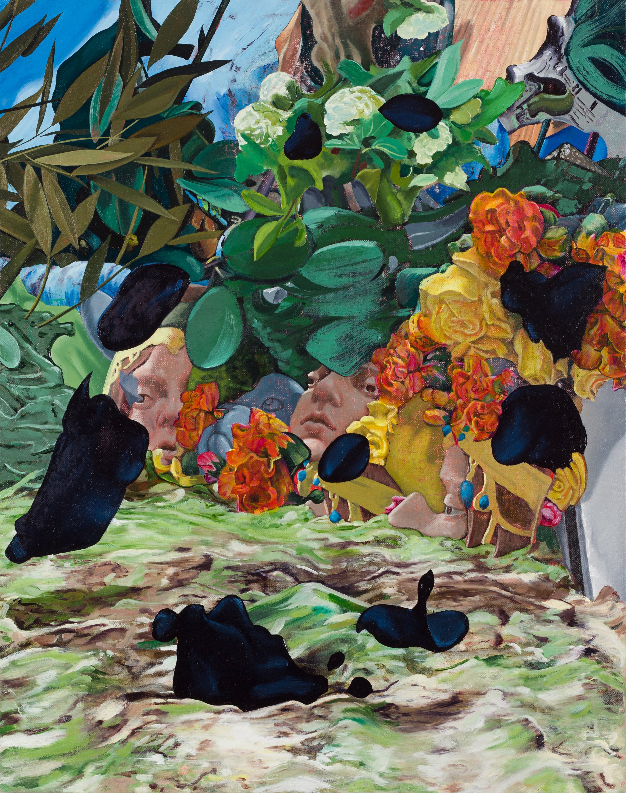 A Clearing (IV) , 2023. Oil on linen over panel, 20 x 16 inches