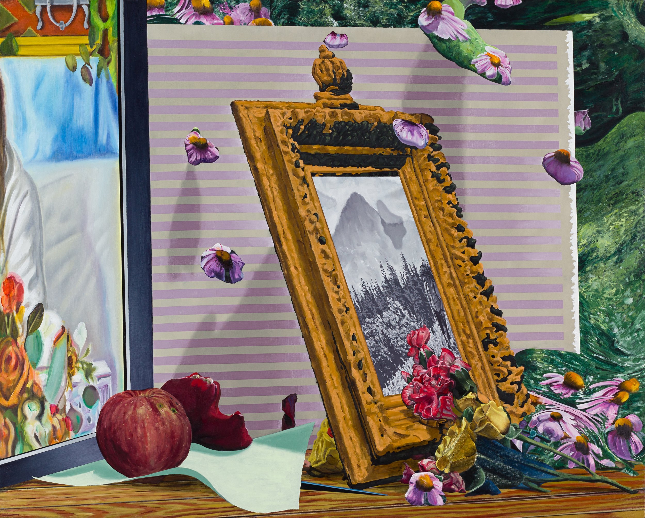 Perpetual Novice , 2023. Oil on canvas, 32 x 40 inches