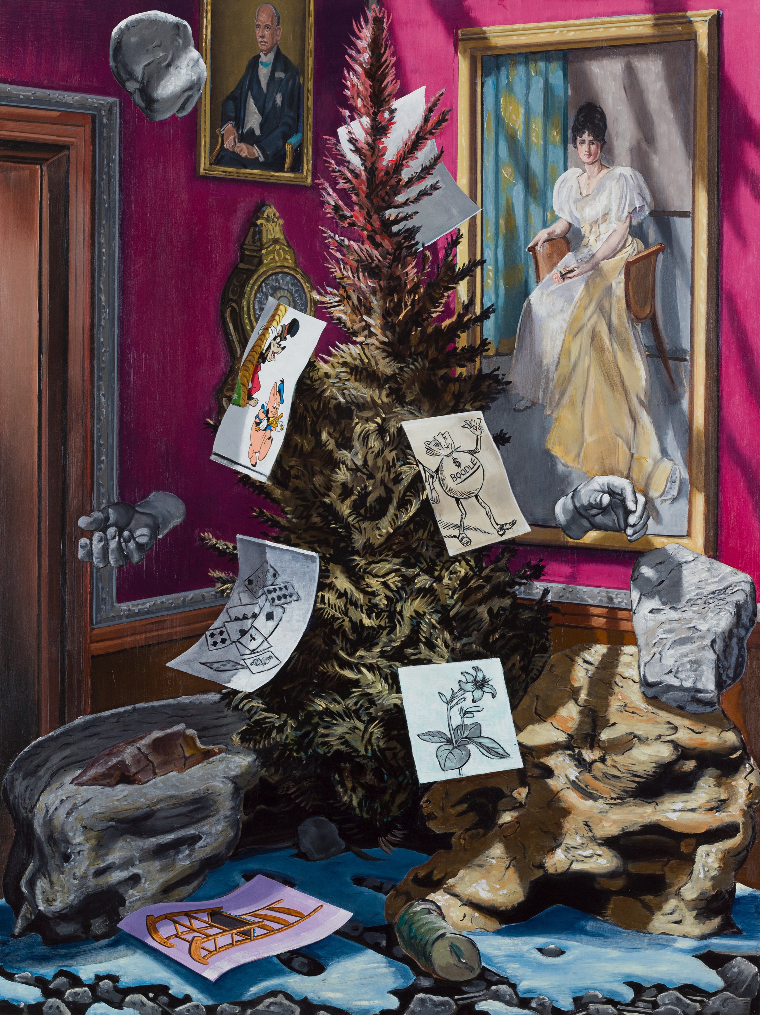 The Morning Room , 2024. Oil on panel, 40 x 30 inches
