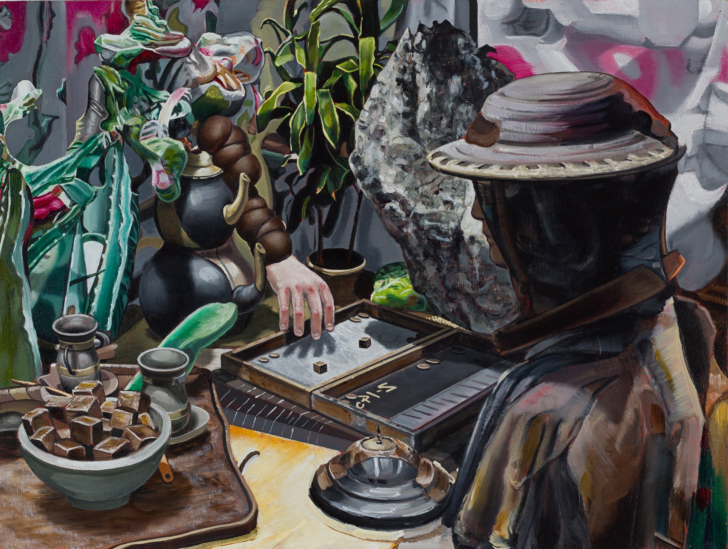 Fortune , 2024. Oil on panel, 12 × 16 inches
