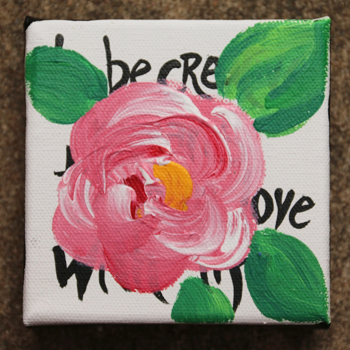 24. To be creative is to be in love with life.