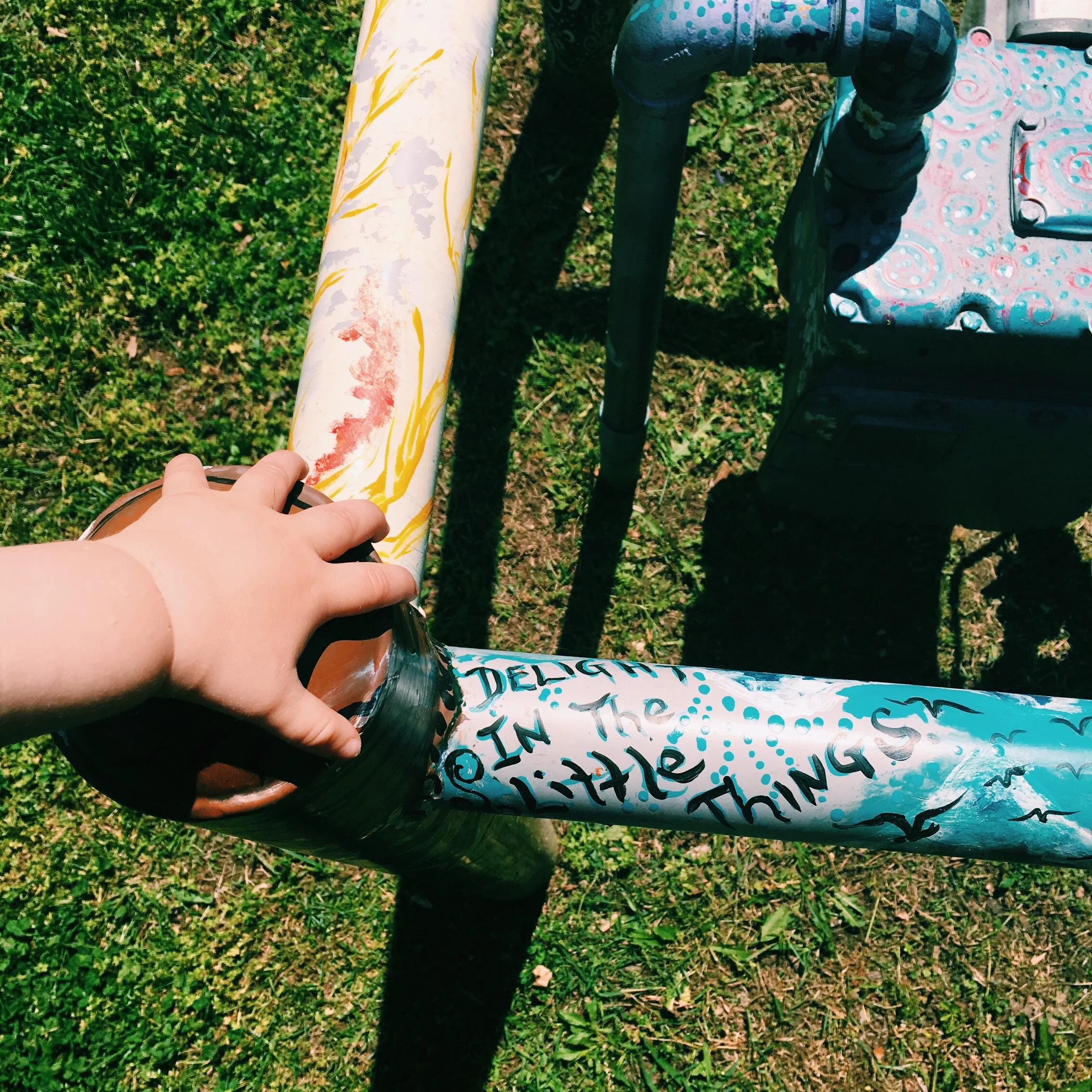"Delight in the little things."
