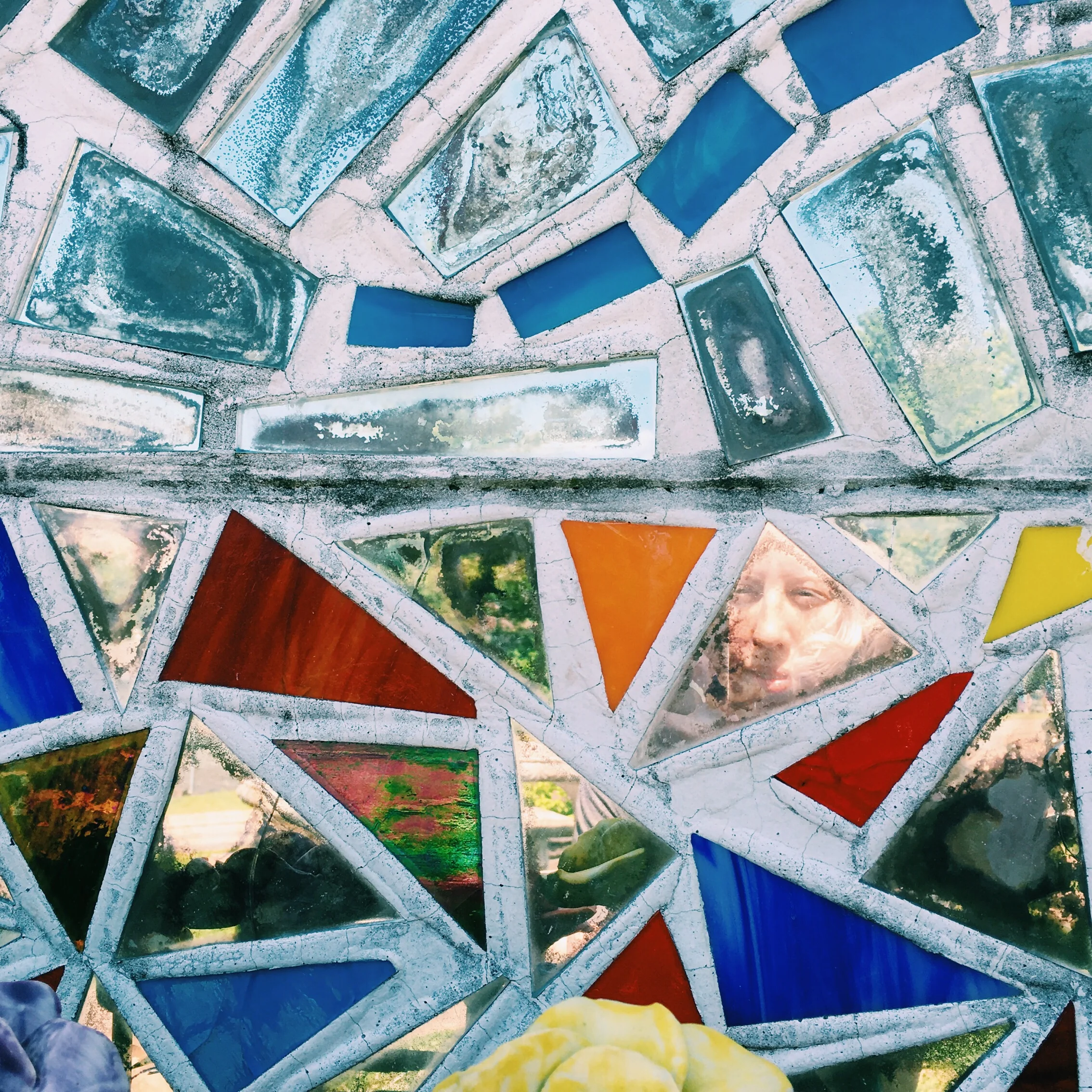 A mosaic selfie.