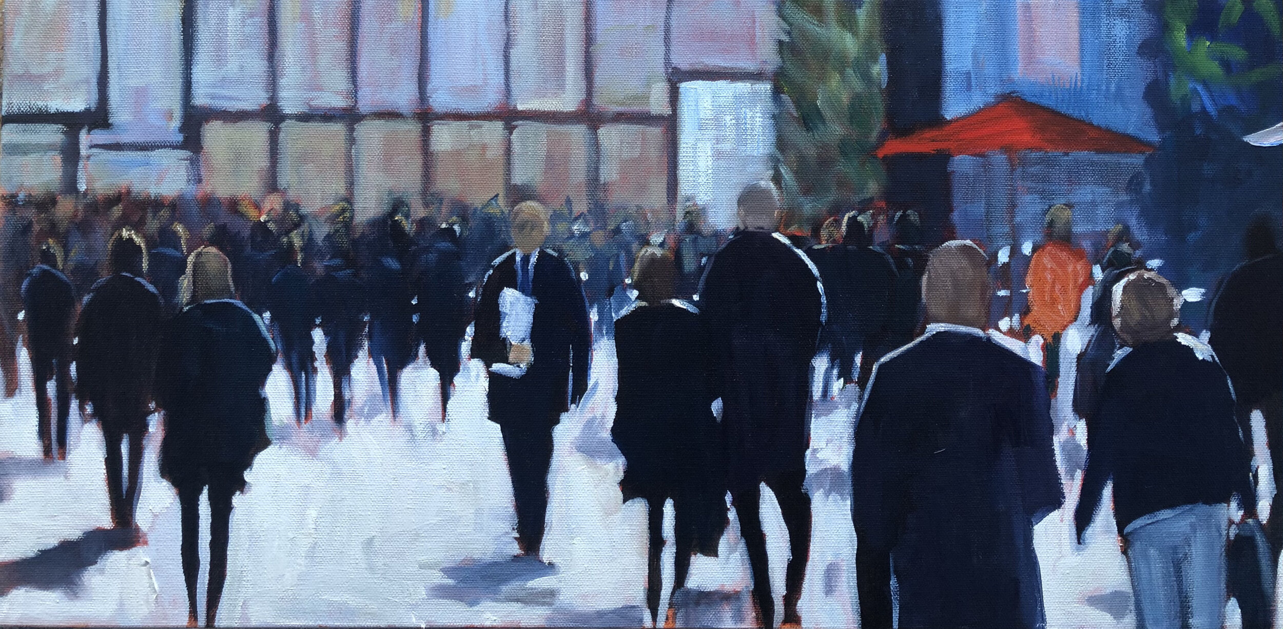 TOGETHERNESS 12''X24'' OIL ON CANVAS LIST $1200
