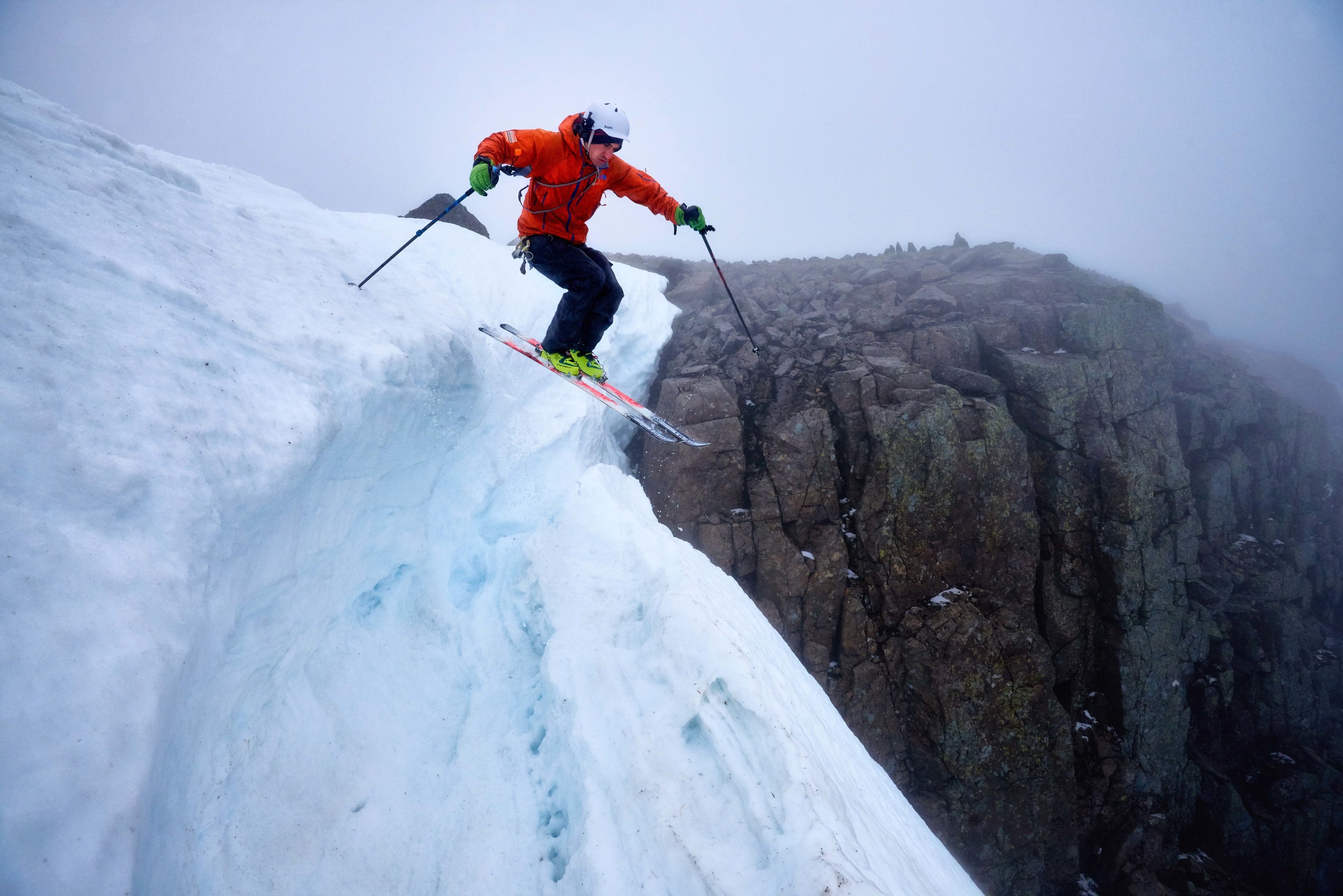 Blair with a bold entry into Number 5 Gully