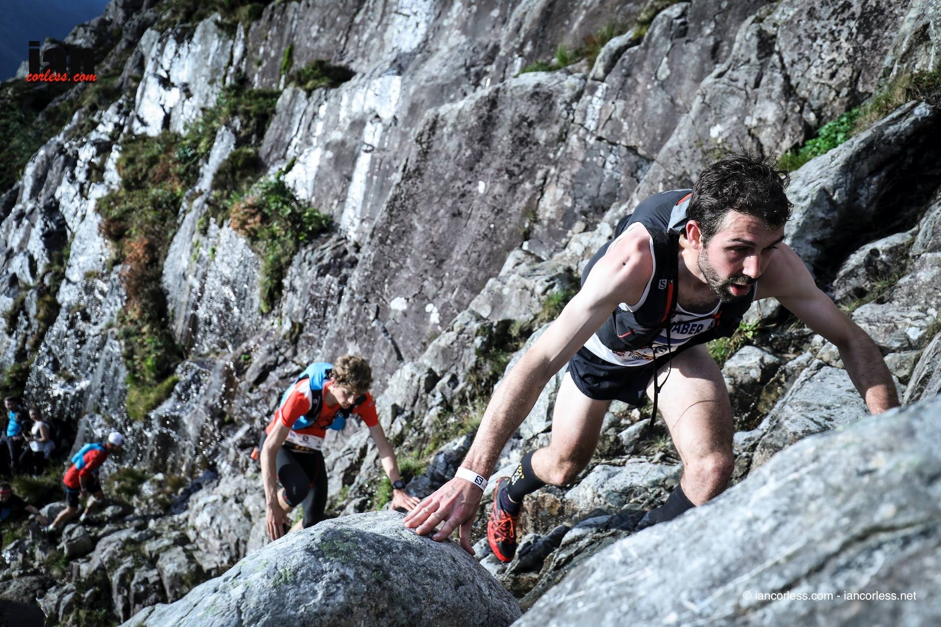 Seven times winner of the Ben Nevis race, Finlay Wild during this years Skyline © iancorless.com