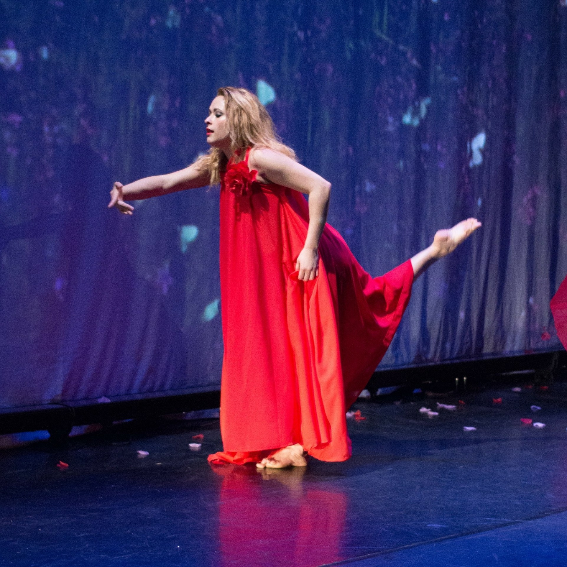 Ana Patricia Nuckols, Owner & Youth Programs Director - Performing in POEMAS with the Latin Ballet of Virginia