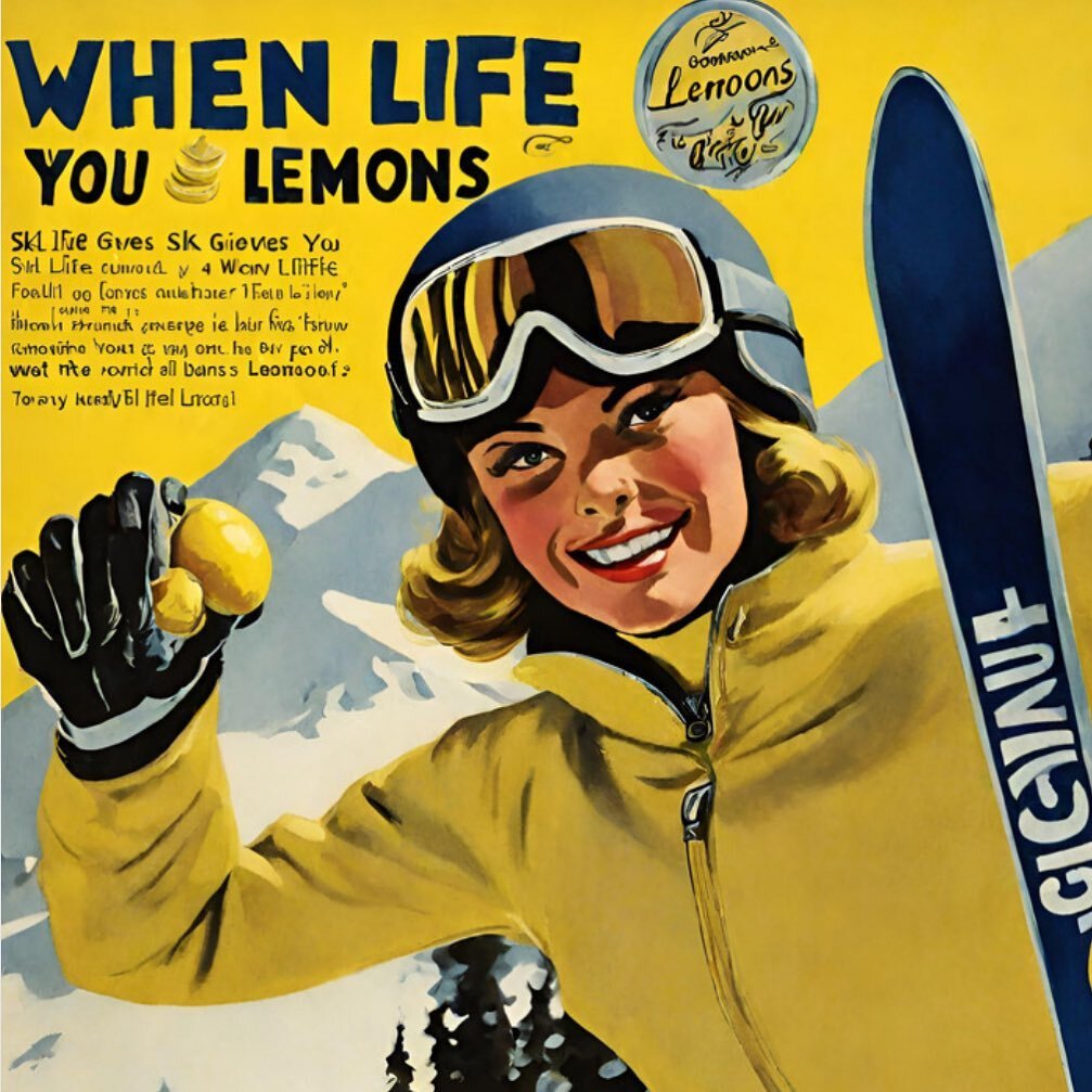 The most wonderful time of the year is upon us 🍋🎿 #lemonadehype