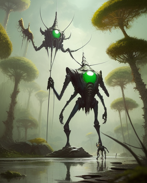 0 - A creature with unique face legs and antenna.png