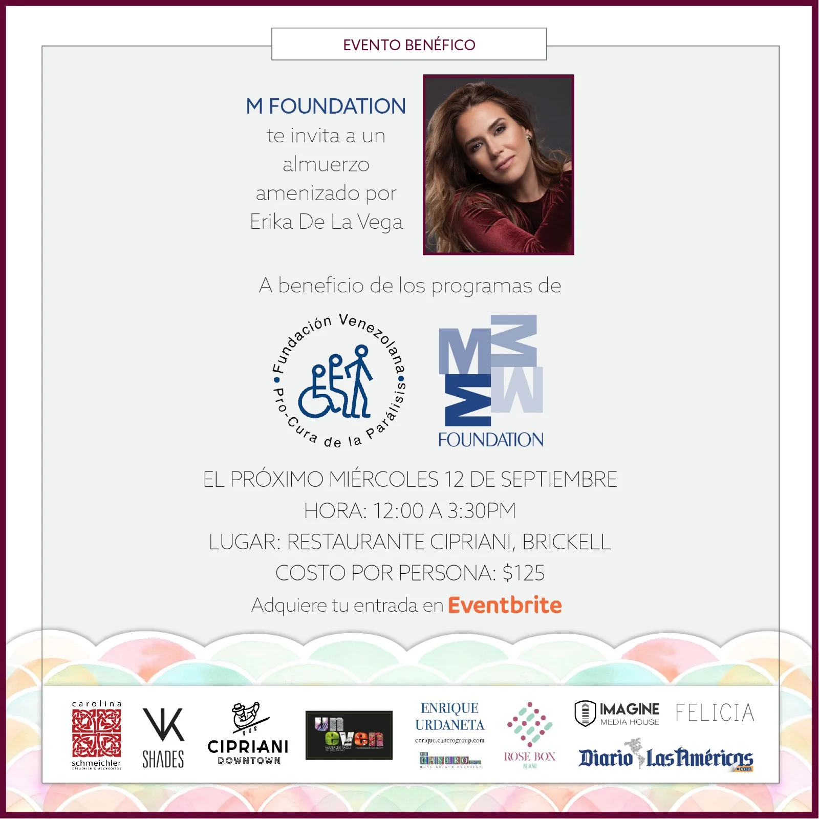  ¡Almuerzo con Erika de La Vega!