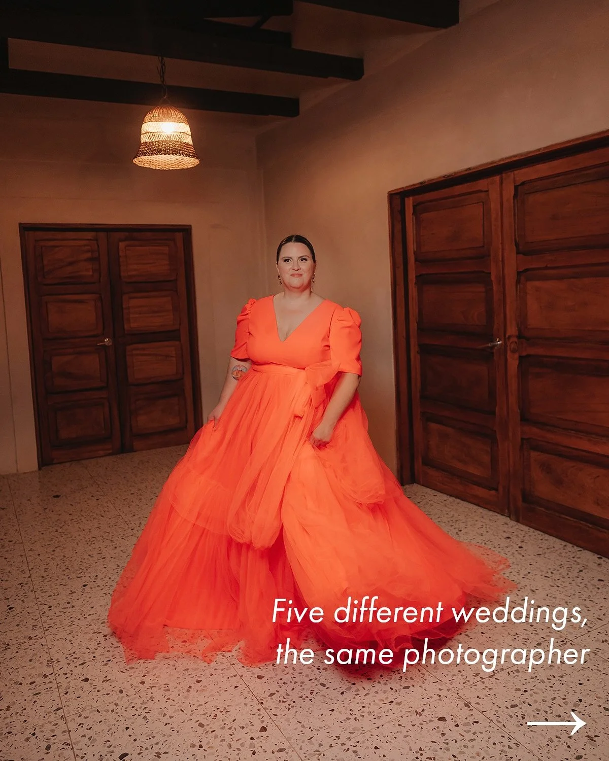 ✨ every wedding tells its own story, shaped by the colors, the light, the season, the location, the weather, the energy. no two are ever the same, and that&rsquo;s the magic. after years behind the lens we&rsquo;ve seen it all, and we love turning ev