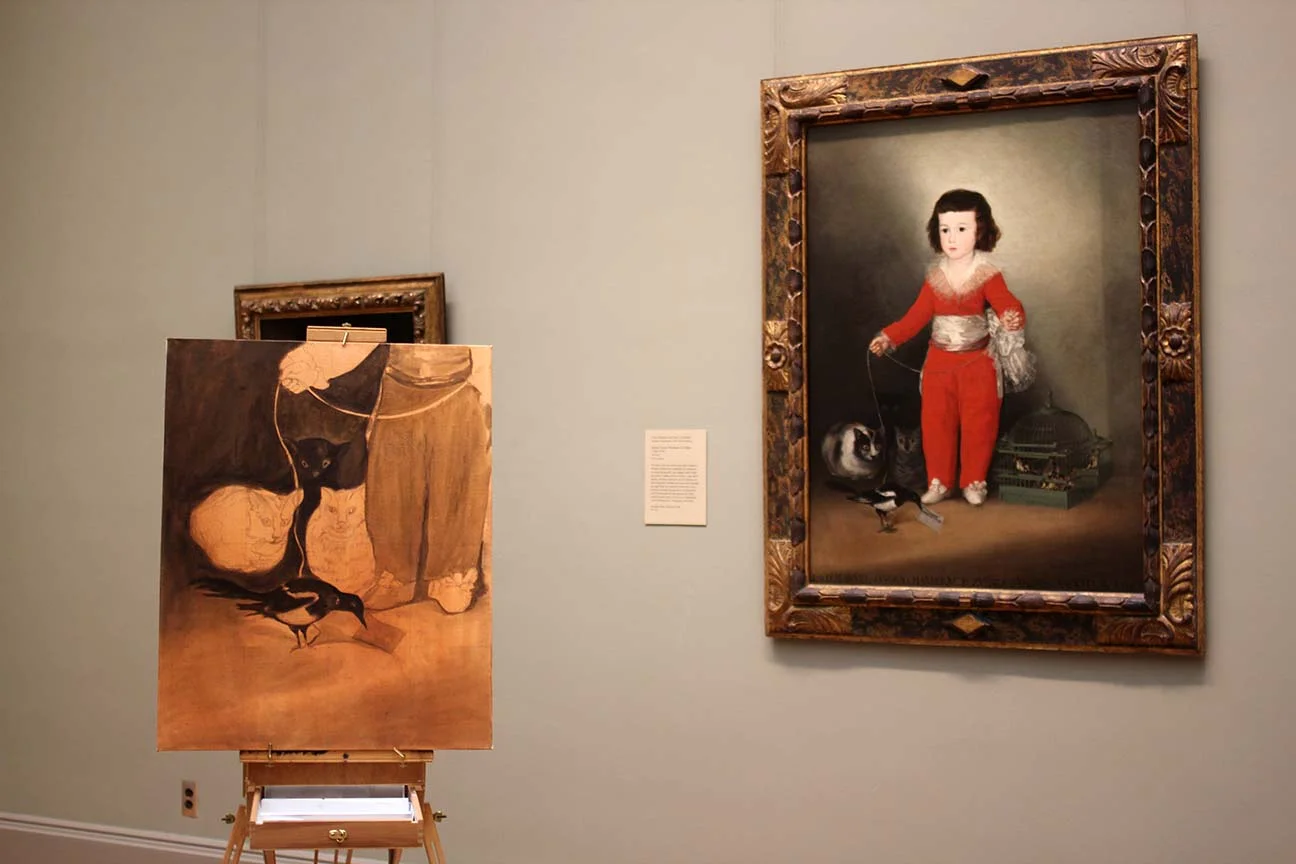 Manuel Osorio Manrique de Zuñiga (1784–1792) Underpainting start