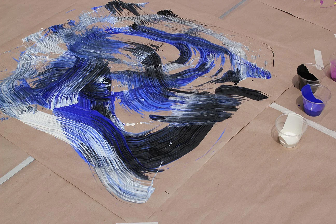 Ed Clark Inspired Street Art