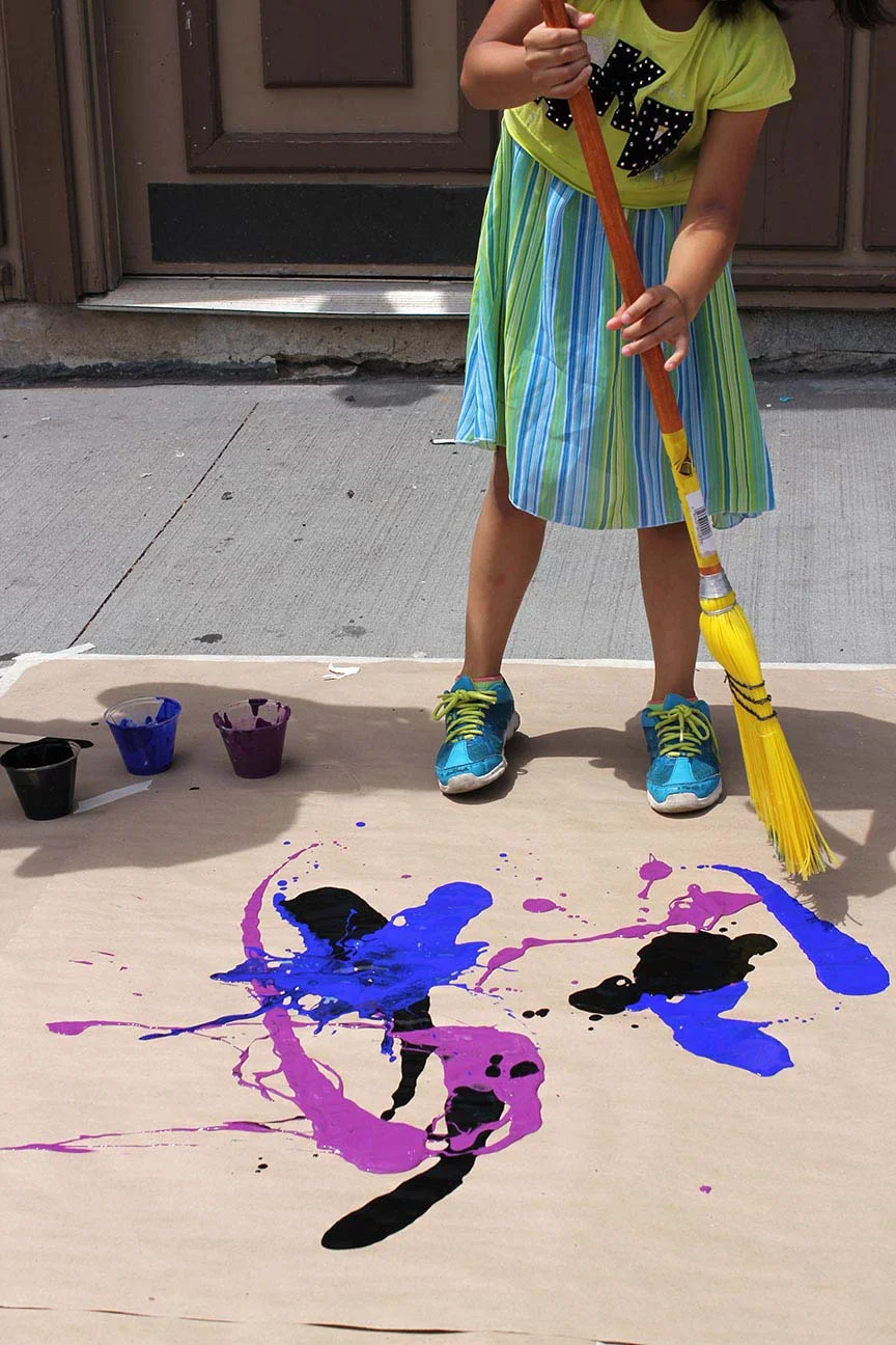 Ed Clark Inspired Street Art