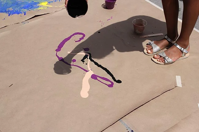 Ed Clark Inspired Street Art