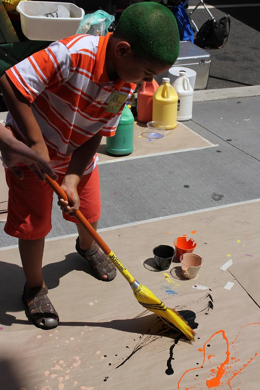 Ed Clark Inspired Street Art