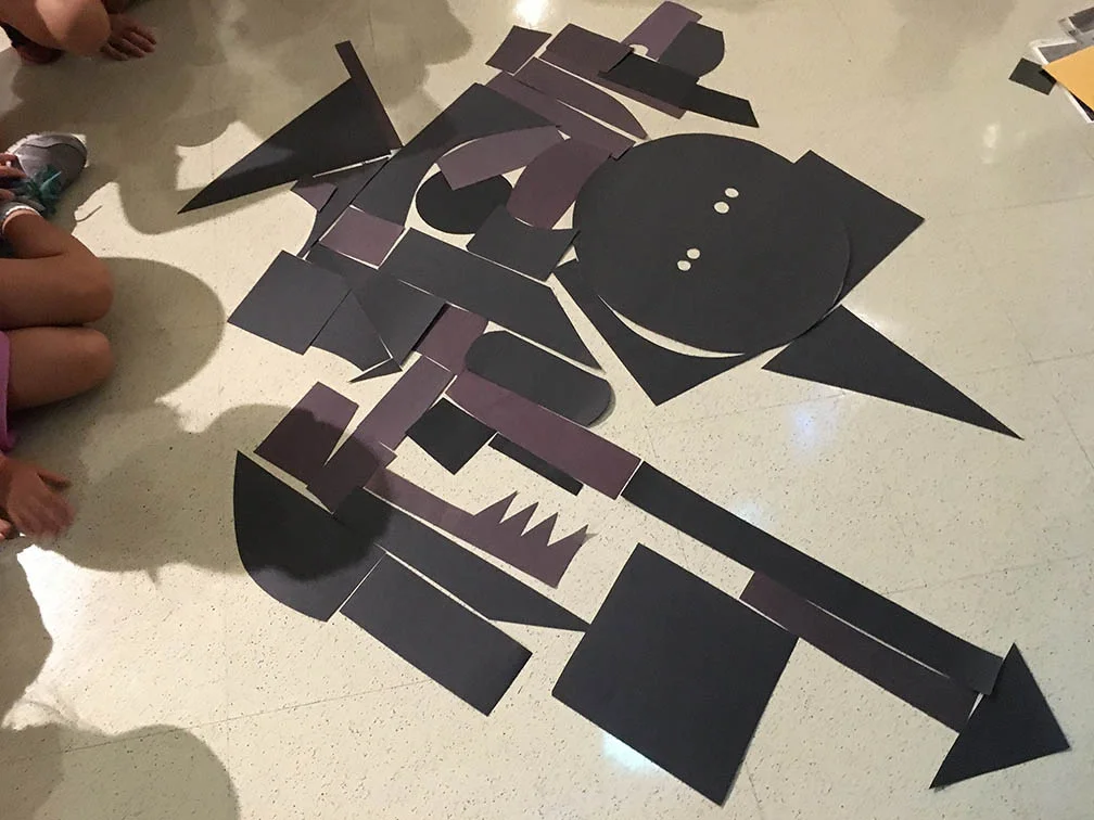 Louise Nevelson Collage in the Gallery
