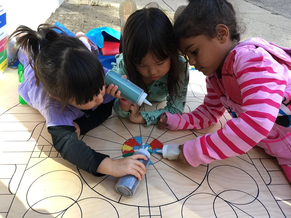 Newark community healing sand mandala