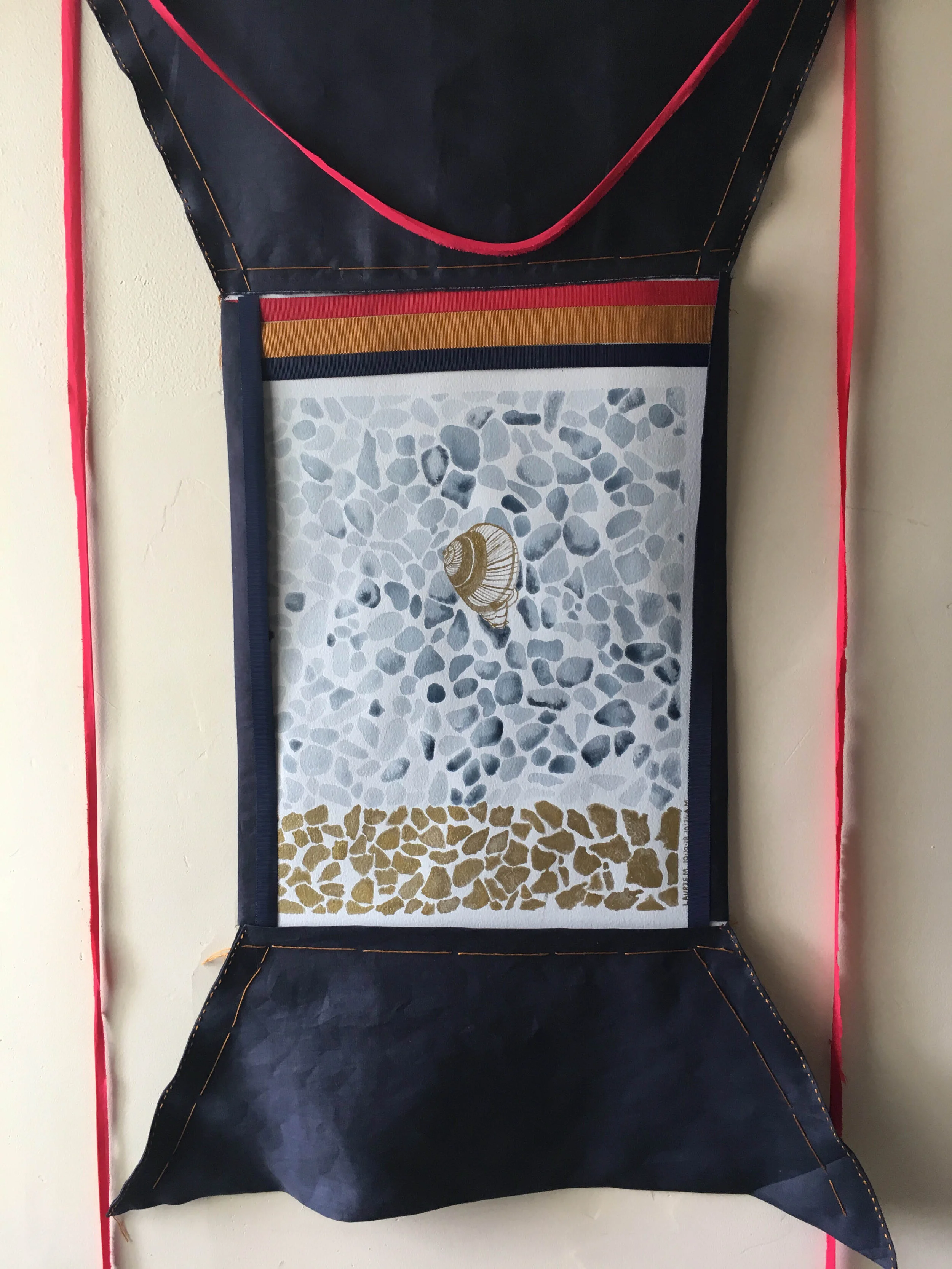 Golden Snail Number Two Full Moon Ceremony Bali Thangka