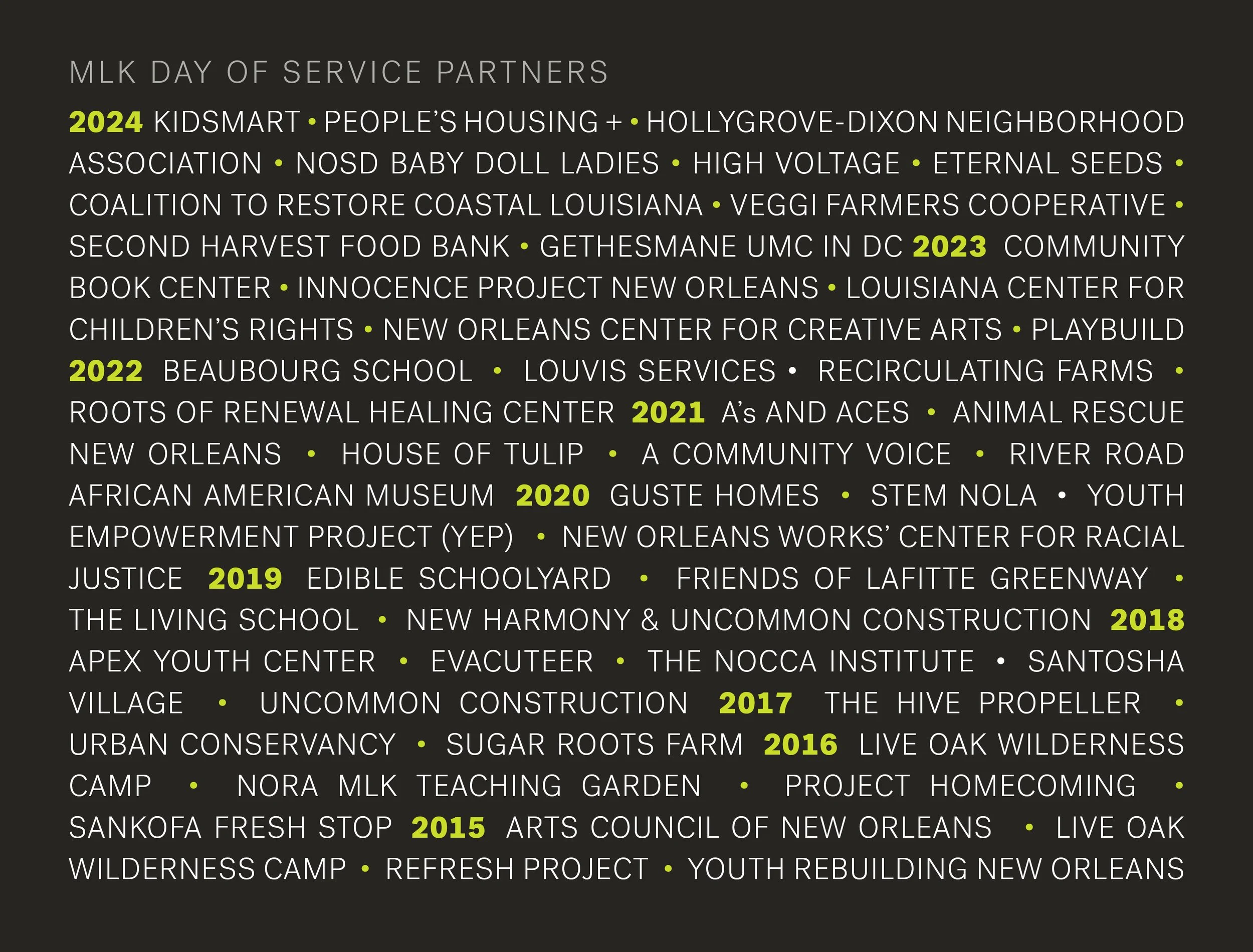 2025 MLK Day of Service Request for Proposals Home— EDR+